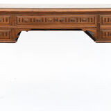 Flat walnut desk