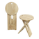 Pair of folding stools designed by Adrian Reed made in the years
