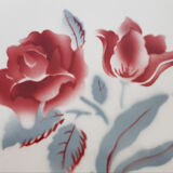 Hollow serving dish in Sarreguemines earthenware, Alesia de Digoin, French vntage, 50s