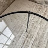 1950s metal and glass nesting coffee tables