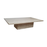 Travertine coffee table
