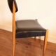 Set of 4 vintage Scandinavian "self" chairs