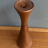 Teak candle stick 1960s