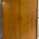 Vintage wardrobe with compass feet