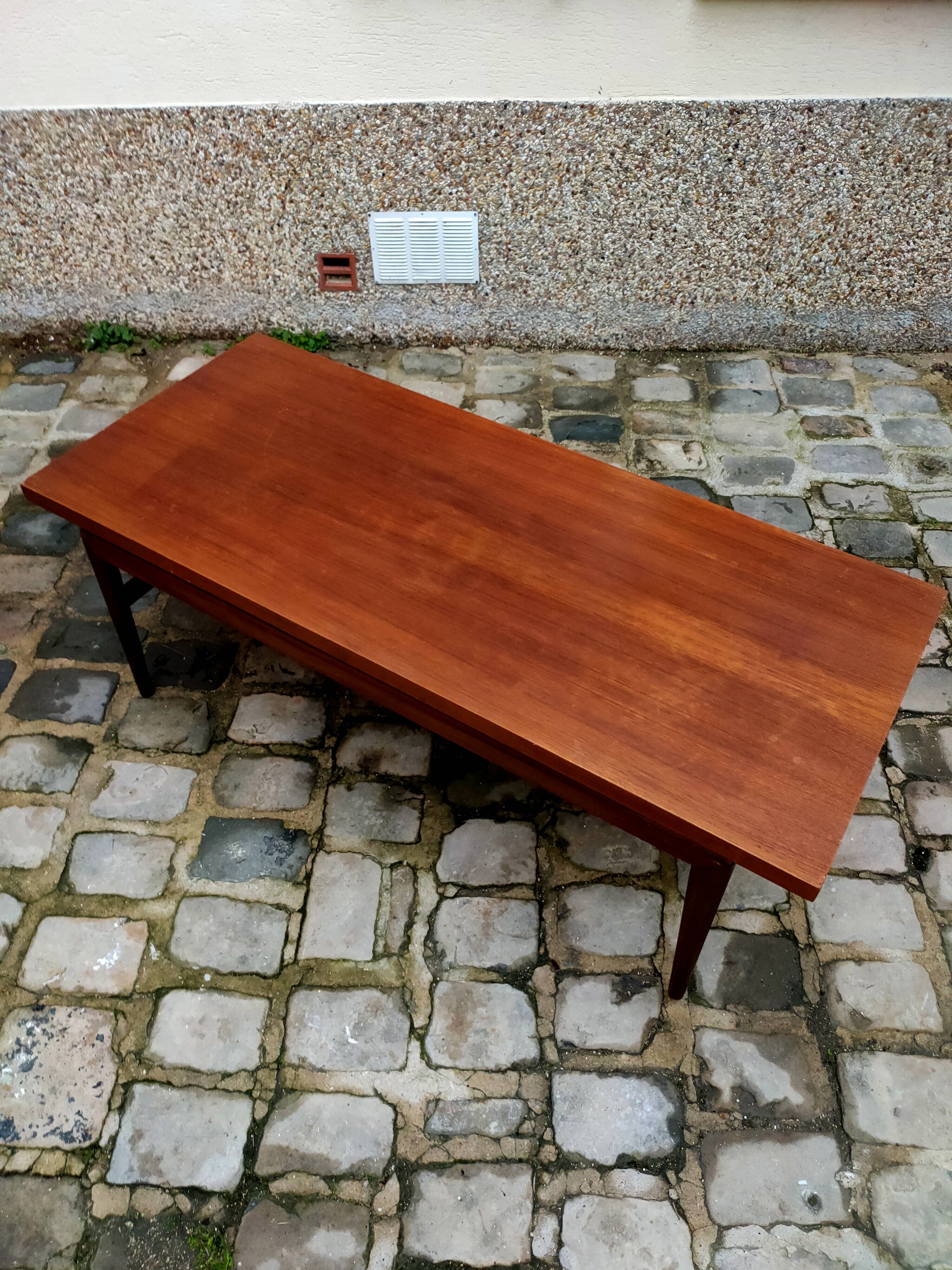 Vintage teak coffee table