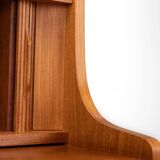 Bookcase secretary by Johannes Sorth for Nexø Møbelfabrik Bornholm, Denmark 1960s