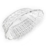 Art Deco jardiniere, crystal, Czechoslovakia, 1930s