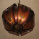 Brutalist pendant light, Denmark 1970s