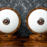 Paire de lampes Art Déco, Pologne, années 1950