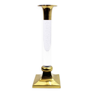 bougeoir en lucite et - laiton