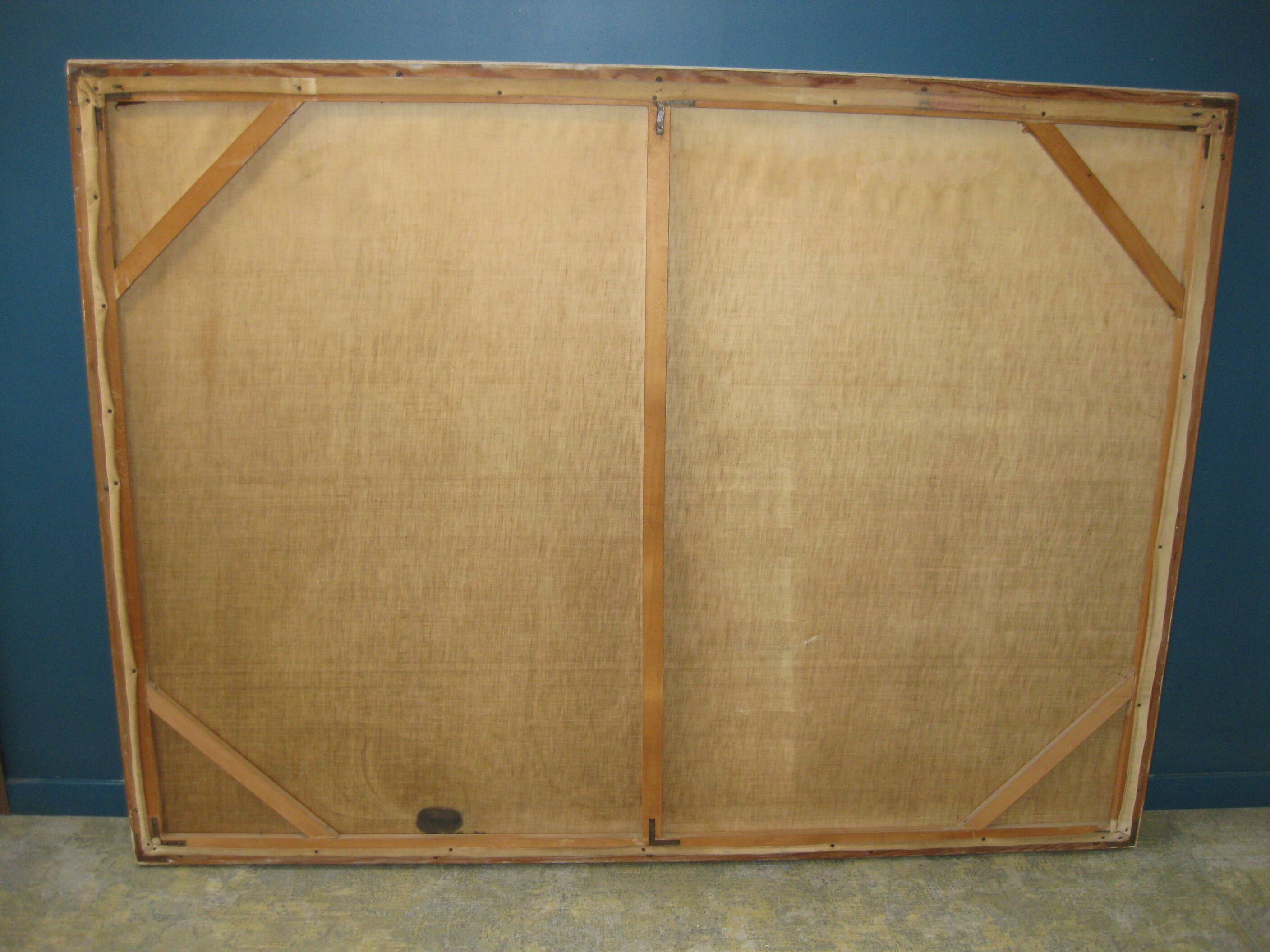 Vintage tapestry by Robert Debiève "The Bird Seller"