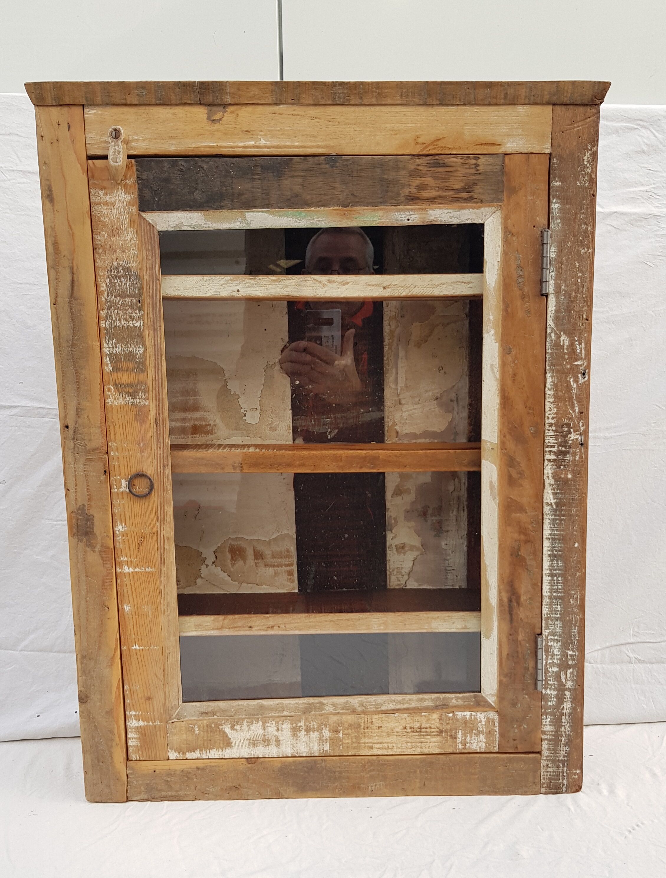 Vitrine en teck
