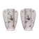 Pair of winged vases Louis DAGE cracked faience 30cm Samadet Art Deco 1930