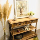 Walnut console