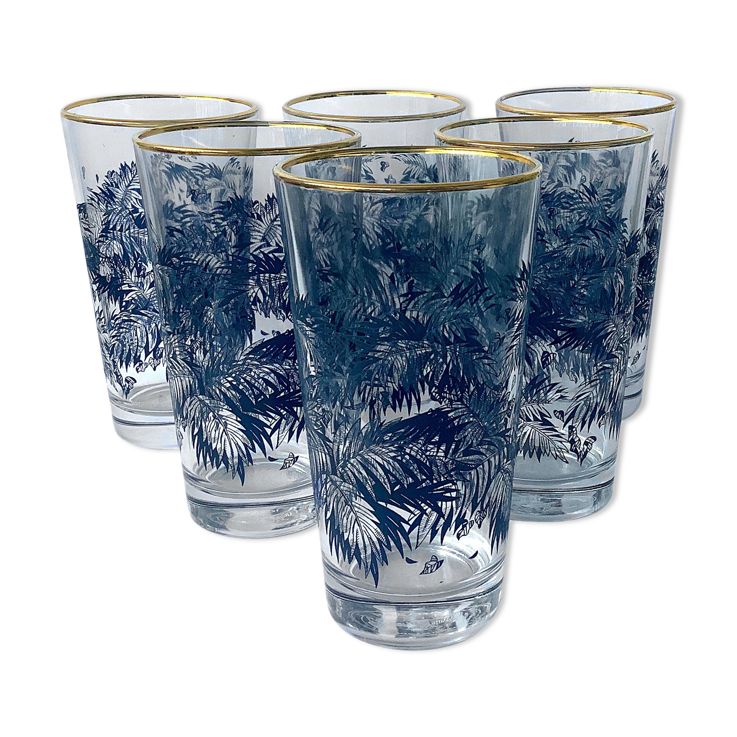 Exotic Bacardi Rum Cocktail Glasses