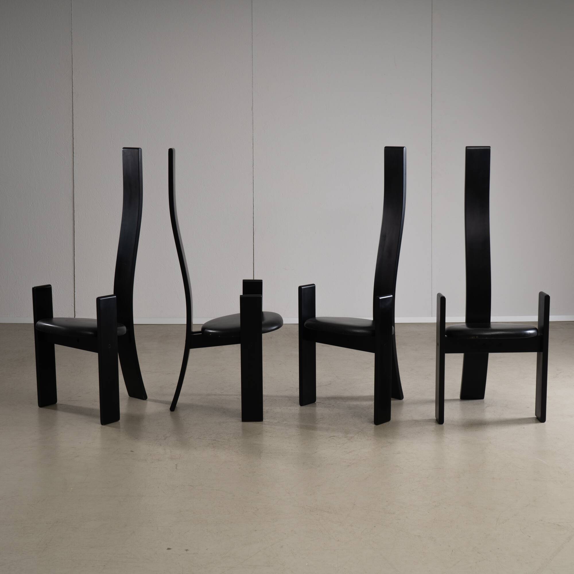 Set of Golem Chairs by Vico Magistretti for Poggi Pavia, 1968