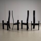 Set of Golem Chairs by Vico Magistretti for Poggi Pavia, 1968