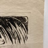 Intaglio print "The Cat"