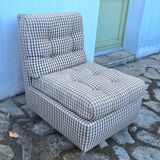 Vintage fabric armchair