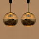 Lot de 2 suspensions de Peill & Putzler Chrome ''Magic Eye''