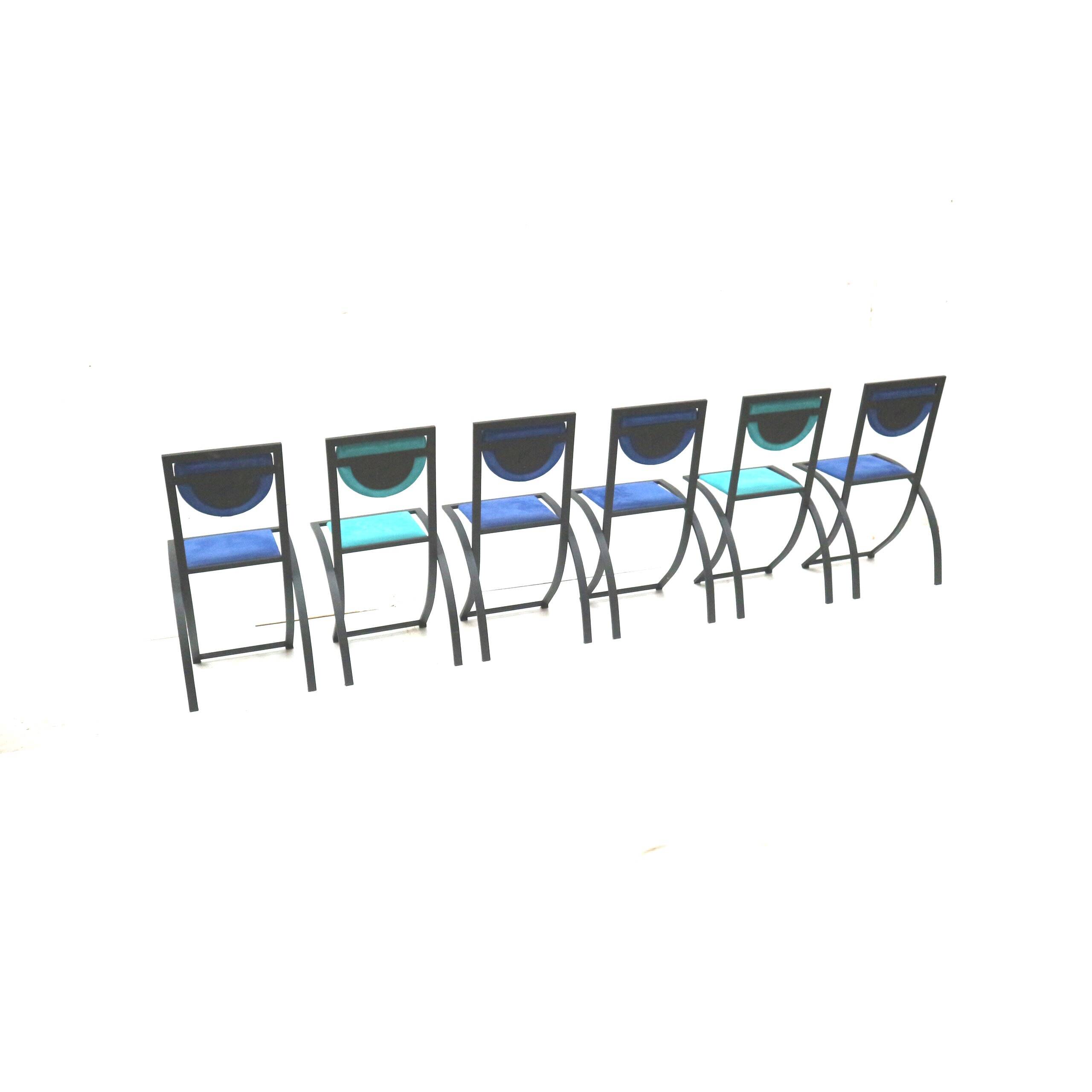 Ensemble de 6 chaises à manger par Karl Friedrich Förster pour KFF Design