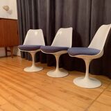 Set of three Tulip chairs, Rudi Bonzanini, Italy, 1970s