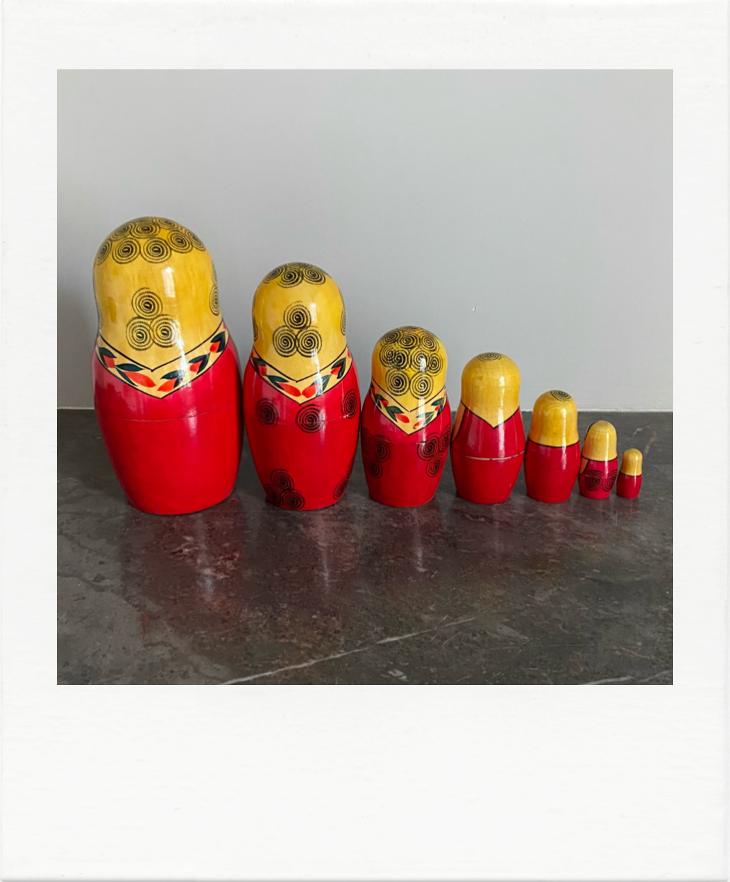 Ensemble de 7 poupées russes matrioshka