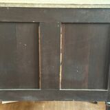 Louis XVI style chest of drawers, spinning top legs - transition style marquetry