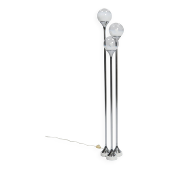 Three Globe Floor Lamp by Targetti, Italy 1970s