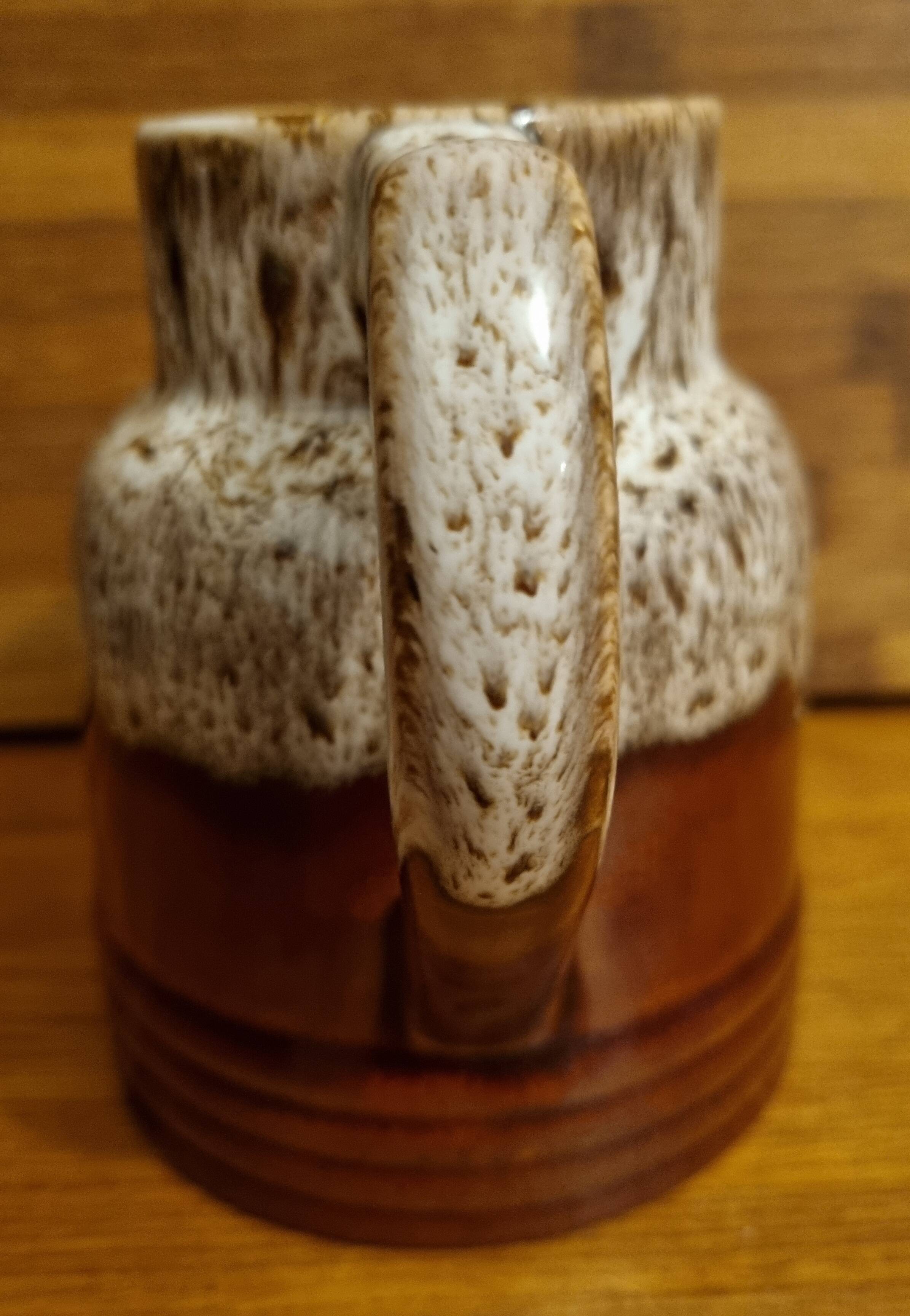 Vintage pitcher in flamed stoneware 50cl