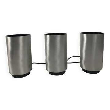 Trio de lampe tuyau à poser édité par Concord lighting 1970