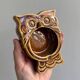 Vintage 70s ceramic owl ashtray