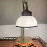 Lampe de chevet style Empire, bois et laiton