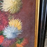 Peinture de fleurs ancienne