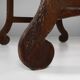 Antique carved Oak Spanish Console Table with Drawers, 18th Century