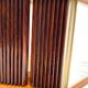Leonardo Mosso 2 palisander and brass table lamps, Italy 1970s