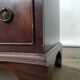 Commode galbée acajou 5 tiroirs poignée anneaux