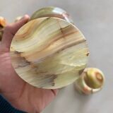 Vintage Onyx Glass Lot Circa 1970