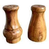 Wooden salt and pepper shaker