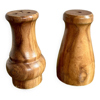 Wooden salt and pepper shaker