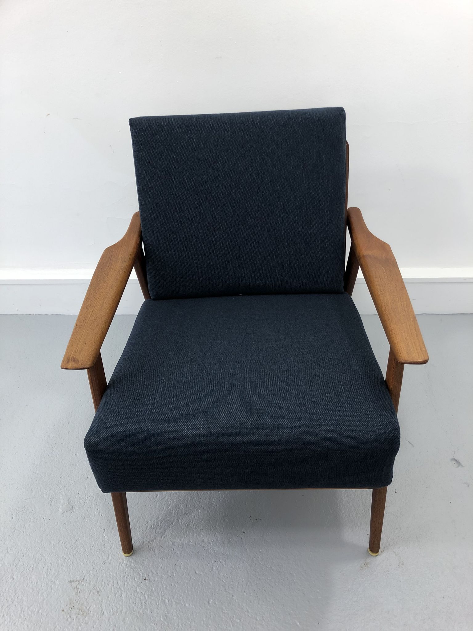 Paire de Fauteuils en teck danois vintage, années 1970