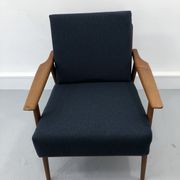 Paire de Fauteuils en teck danois vintage, années 1970