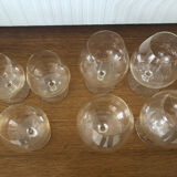Crystal cognac glass set