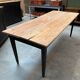 Table de ferme pieds fuseaux