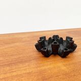 Brutalist cast iron candlestick from mid-century Japan by Jens H. Quistgaard, 1960s.