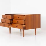 Commode basse par Erik Brouer pour Brouer Møbelfabrik (Danemark, 1960)