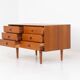 Commode basse par Erik Brouer pour Brouer Møbelfabrik (Danemark, 1960)