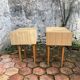 Pair of vintage bedside tables