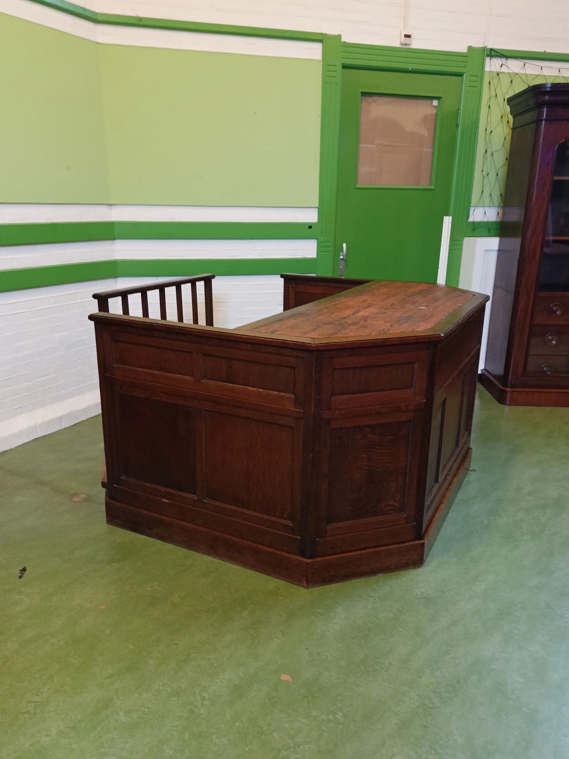 Antique court speaking desk