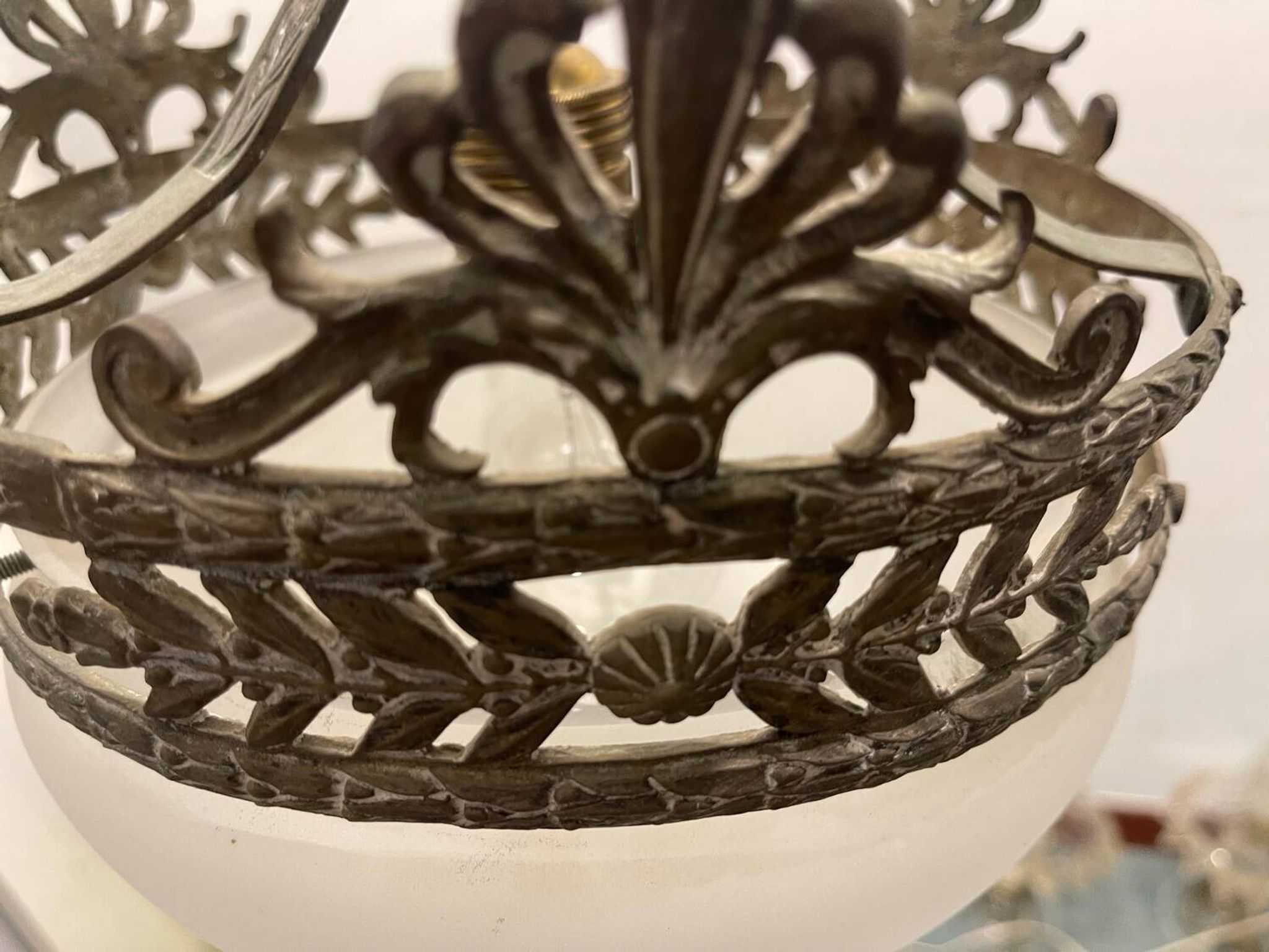 Bronze vintage light pendant